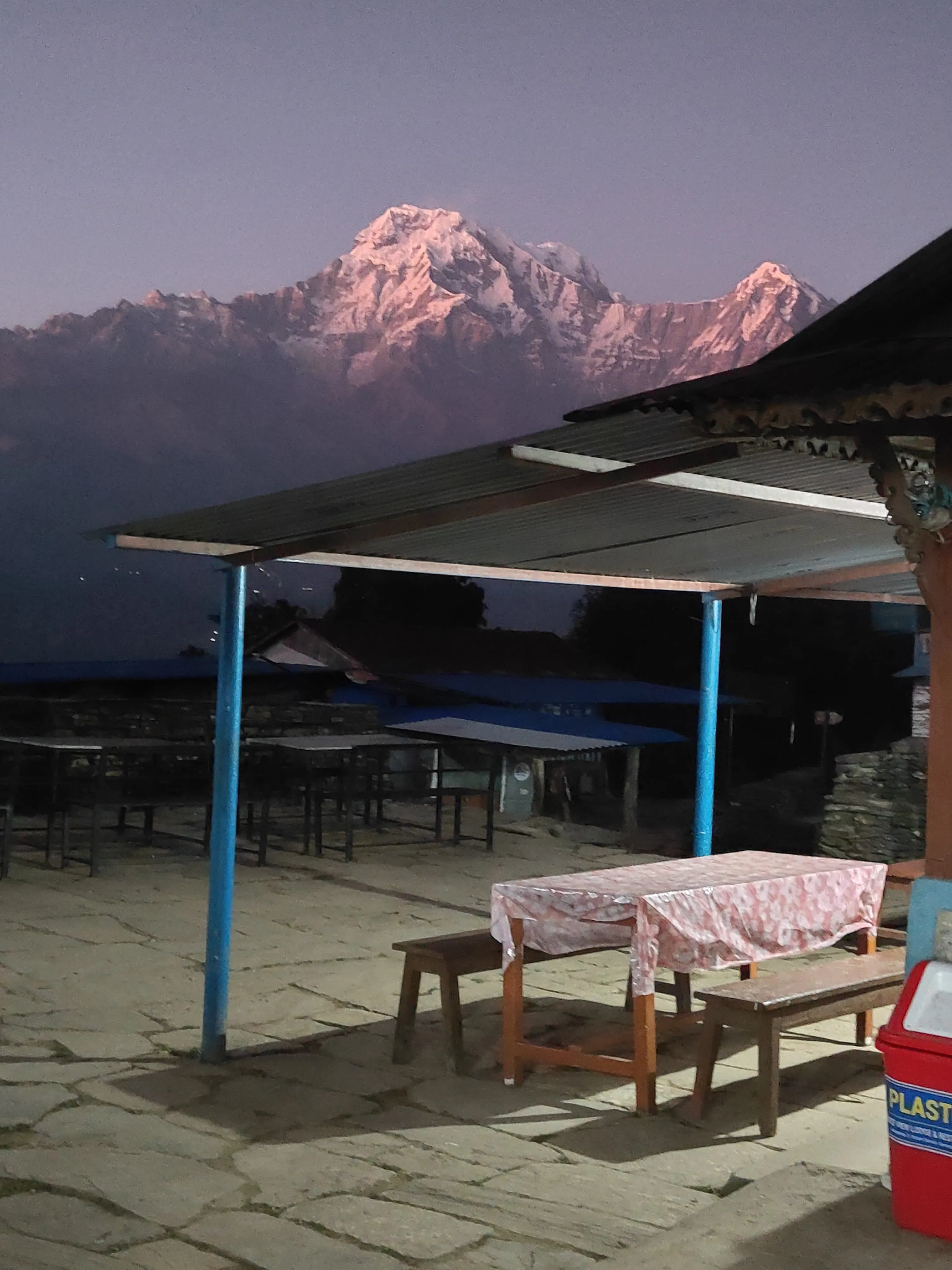 Evening Yoga Classes - Unwind as the Sun Sets Over the Himalayas hero banner