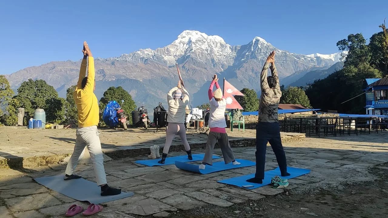 Yoga Classes in Pokhara - The Styles We Teach — & Where to Find Drop-in Classes hero banner